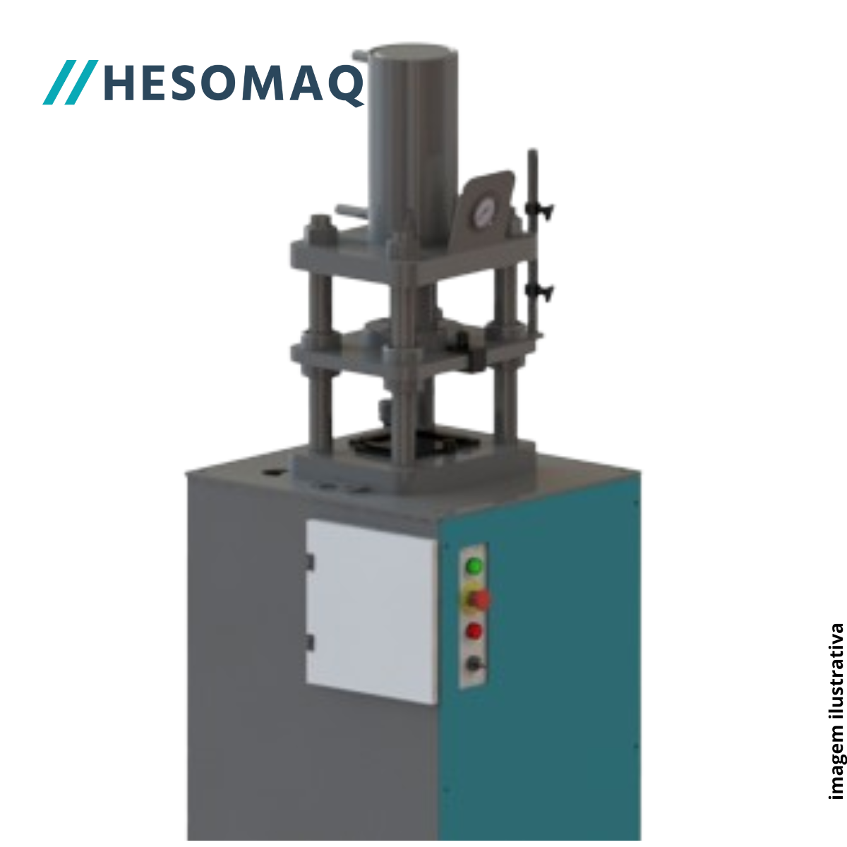 Prensa de Cutelaria 35T Hesomaq - Lateral