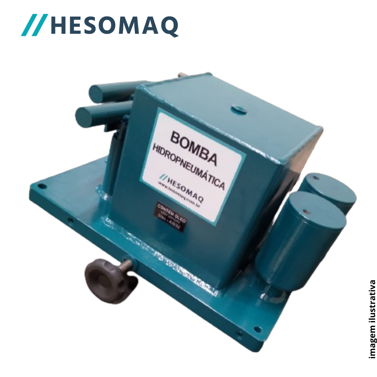 Bomba Manual e Hidropneumatica de 45 até 100T - Diagonal