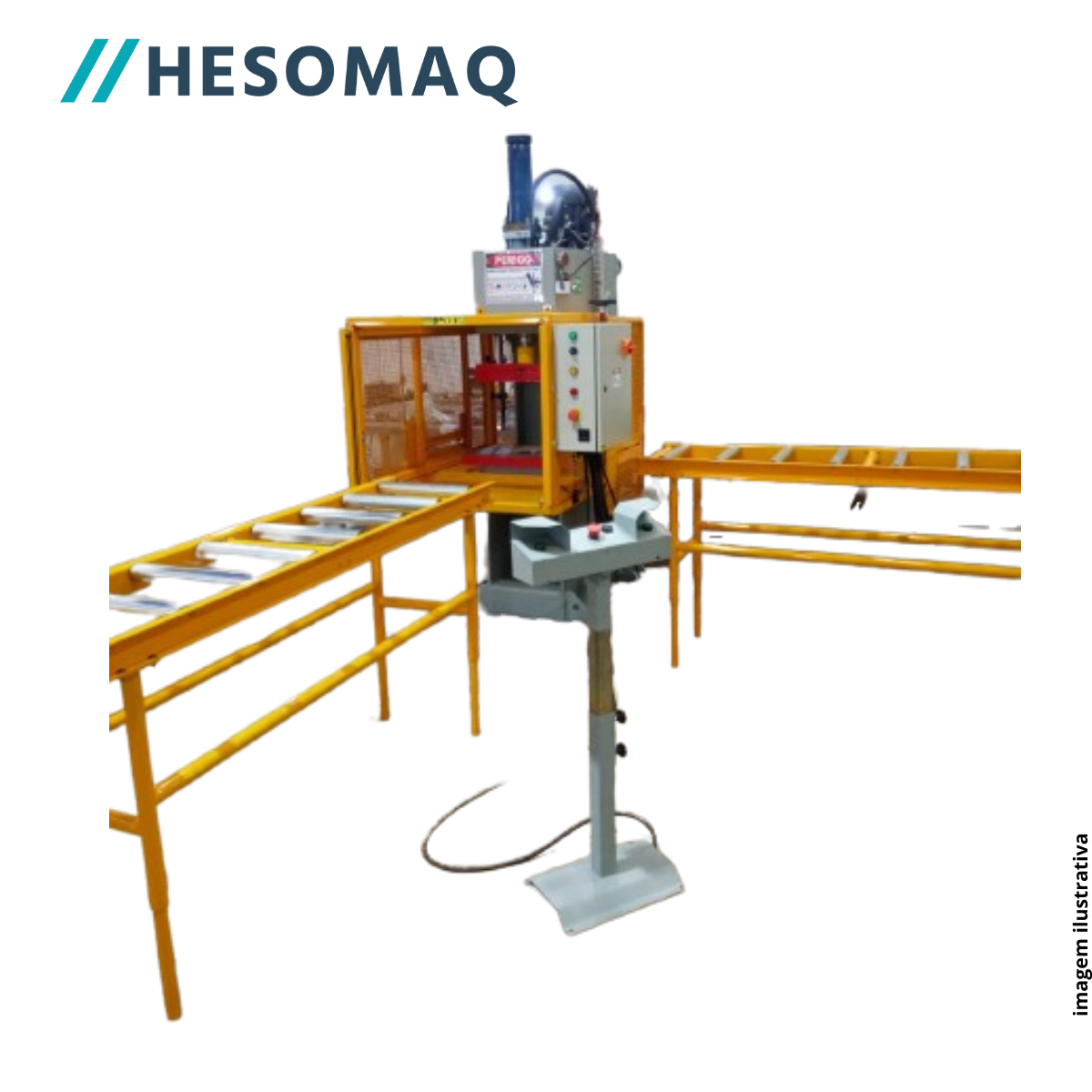 Prensa Hidraulica C - NR12 - Pedestal