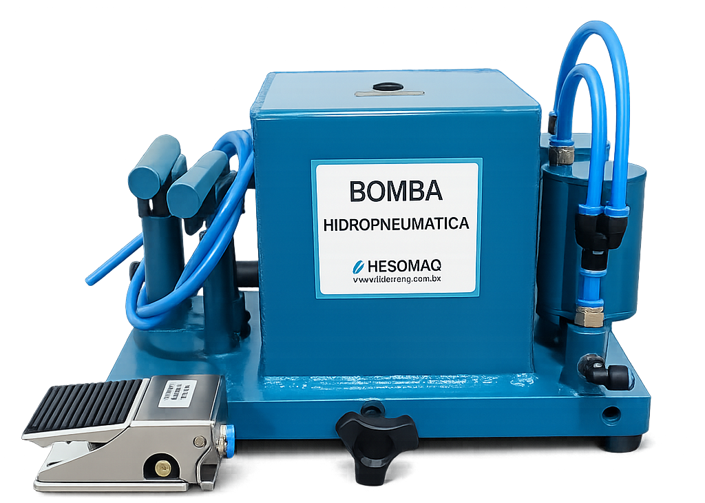 Bomba hidropneumática Hesomaq em destaque